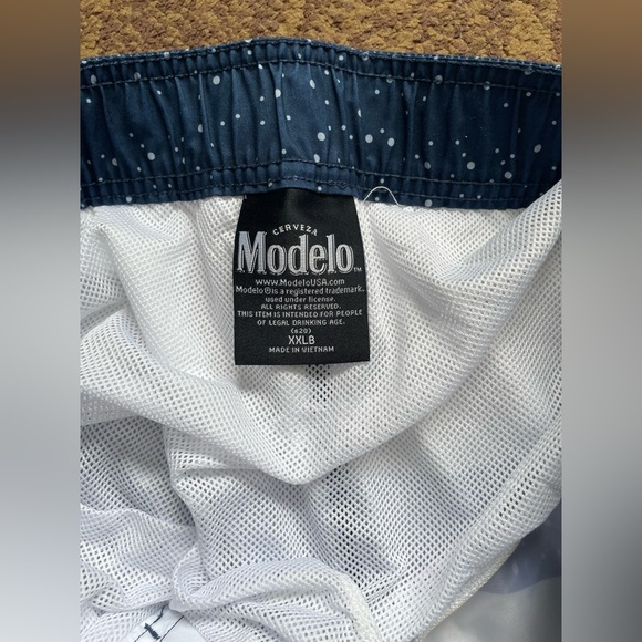 XXLB 2X Big and Tall mens swim trunks shorts modelo cerveza beach vacation wear - Picture 4 of 4